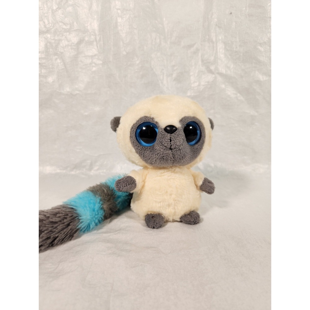 YooHoo and Friends Bush Baby Blue Grey Striped Tail Aurora 8" Stuffed Plush Doll